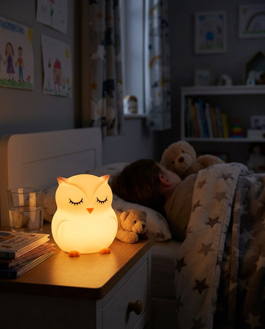 Veilleuse Hibou Bébé
