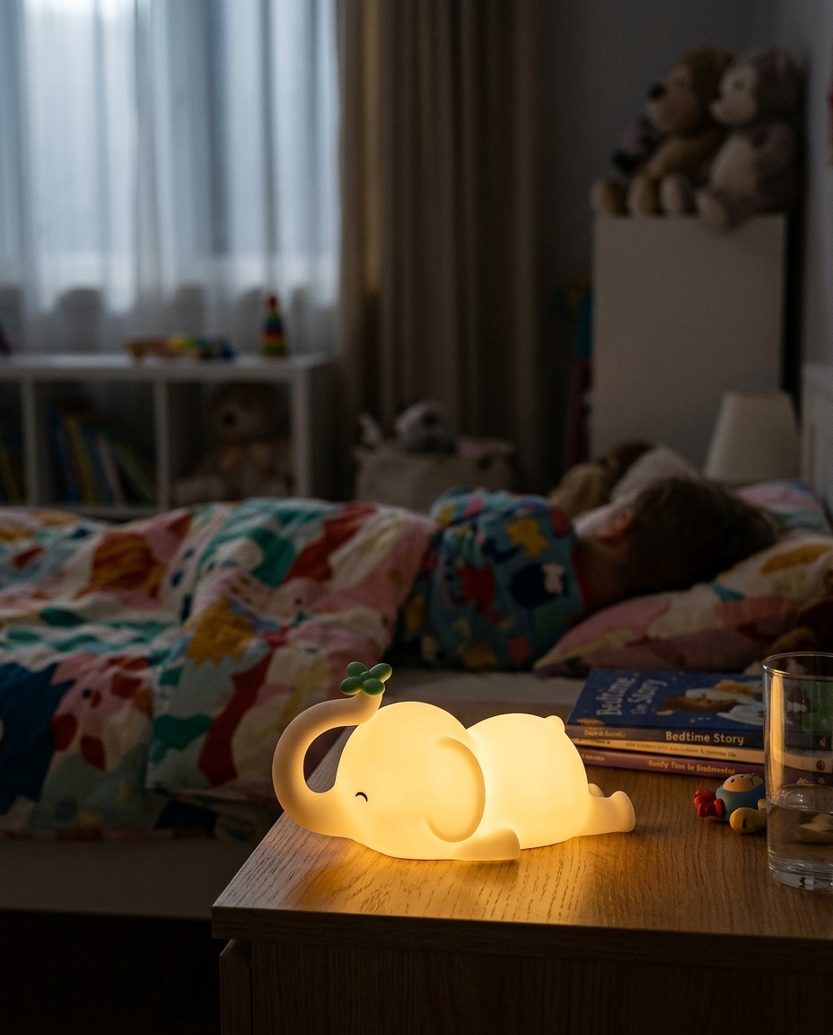 Veilleuse Éléphant Bébé